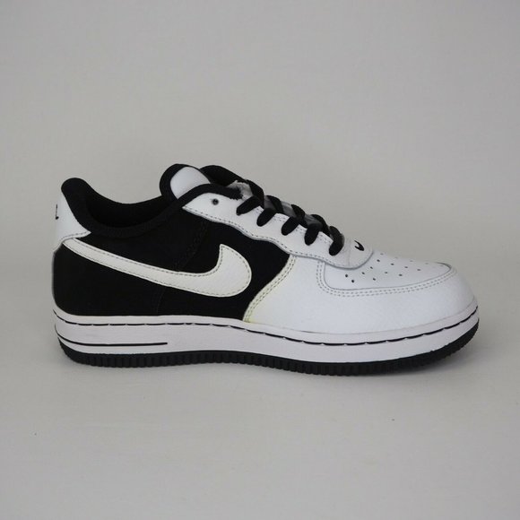 Nike Air Force 1 One Little Kids White Black New - Picture 4 of 12